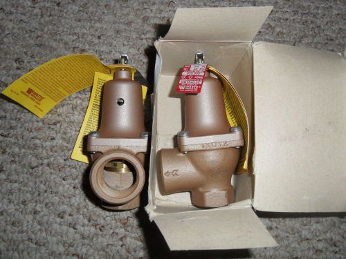 3/4&#034; x 1&#034; safety relief valve watts model m1 no.740 30 psi new lot of  2 for sale
