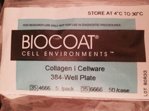 Biocoat 354666 Collagen I Cellware, 384-Well Plates, 1 Pack of 5