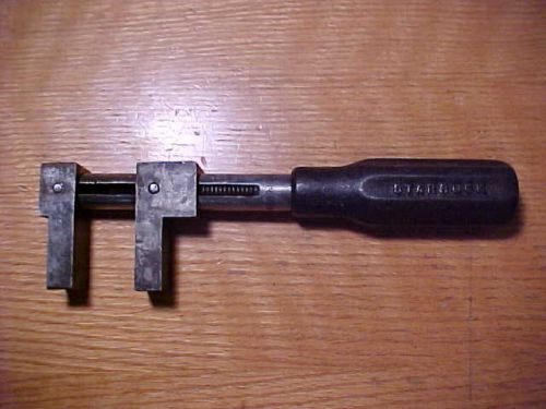 VINTAGE STARBUCK PLUMBERS SPUD WRENCH 1950&#039;S PAT. 2624222