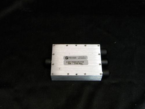 Microlab/FXR - 380-2700 MHz 3-Way Splitter w/ N Females