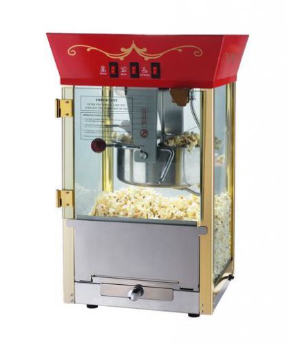 Popcorn machine maker poppers commercial home theater equipment cart supply new for sale
