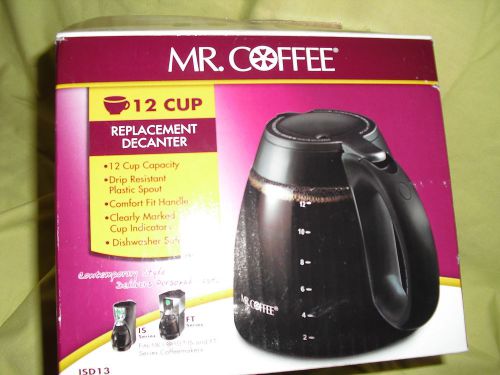 Mr. Coffee 12 cup replacement decanter black