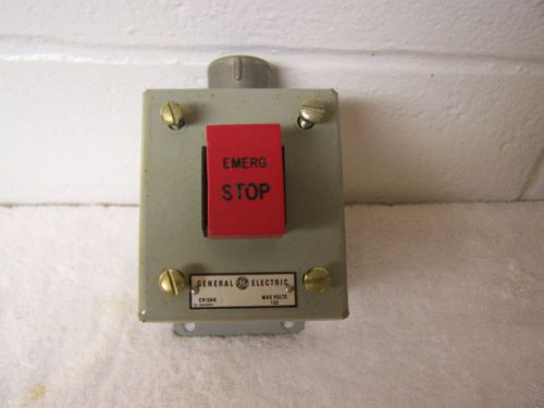 GE CR104H emergency stop micro switch and case