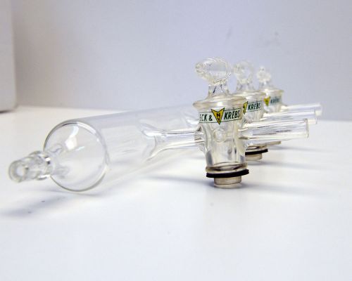 Vintage ECK &amp; KREBS NY Lab Glass Manifold