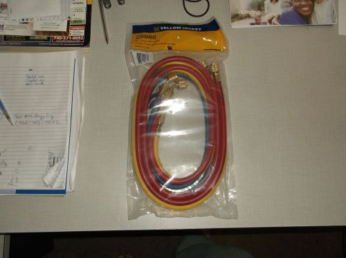 Yellow Jacket 72&#034; 3 pack Refrigerant Charging Hose