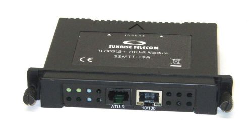Sunrise Telecom TI ADSL2+ ATU-R Module Network RJ45 Ethernet 10/100 SSMTT-19A