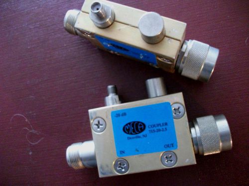 ULTRA HIGH FREQUENCY COUPLER W/ -20db  SMA FITTING TAP    ( 2 PCS )   ( 042215 )