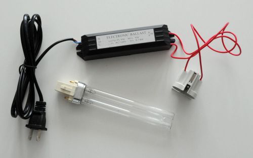 9W G23 UV-C Germicidal 254nm Lamp Bulb 120V AC Ballast Kit