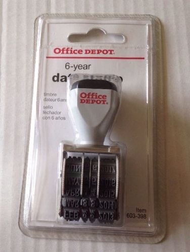 Office Depot 6-year Date Stamp