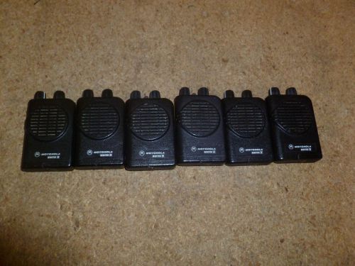 Lot of six motorola minitor iv 45-48.9 mhz low band fire ems pagers for sale