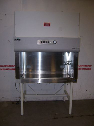 8692 nuaire nu-425-400 biological safety cabinet 4&#039; fume hood class ii for sale