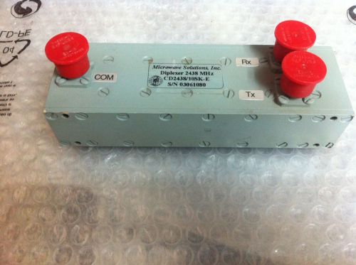 Microwave Solutions Diplexer 2438mhz CD2438/10SK-E