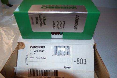 UPONOR WIRSBO THREE ZONE PUMP RELAY A3080301
