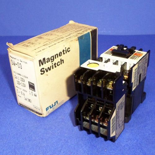 FUJI 100VOLTS 1.5KW 5-8AMP MAGNETIC SWITCH SW-03 *NEW*