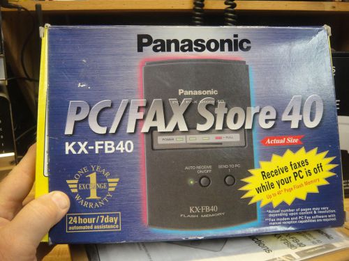 95-0880 Panasonic PC / FAX Store 40 KX-FB40 BRAND NEW IN BOX PERFECT