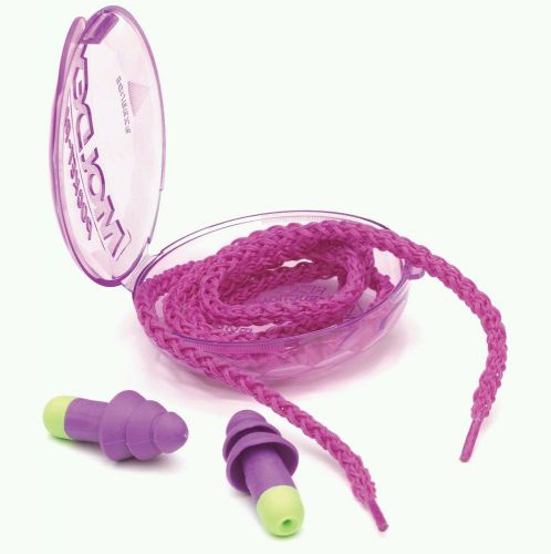 3 pair moldex rockets 6420 cloth corded ear plugs with case for sale