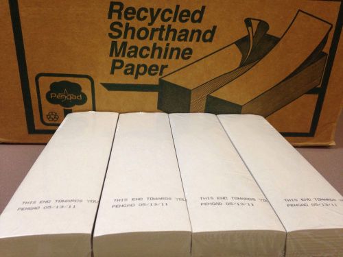 Lot 36 New NIP Pengad Stenographer Steno Machine Paper Recycled 300 Fold