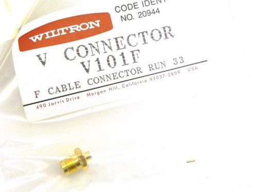 Wiltron V101F New V Female In-Line Cable Connector, DC-65 GHz