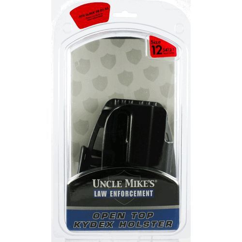 Uncle Mike&#039;s 5412-1 Kydex Paddle Style Holster Size 12 Right Hand Black