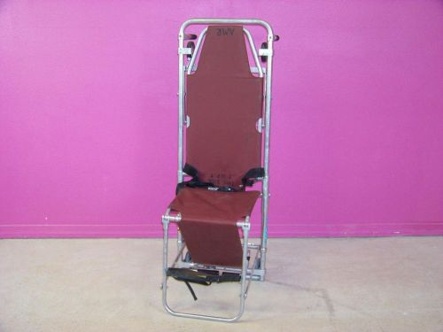 Ferno 107C Stretcher Chair Folding Ambulance Emergency Evacuation Cot Litter EMS
