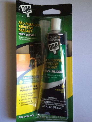 3 DAP Silicone Aquarium Safe All-Purpose Adhesive Sealant 2.8 fl oz