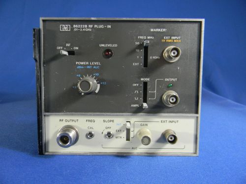 Agilent 86222B 2.4 GHz Sweep Oscillator Plug-In - Parts Unit