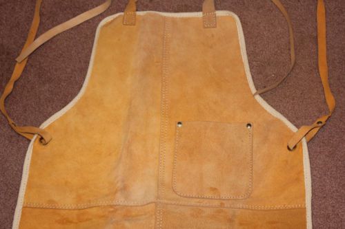 Leather Welding Apron Size 33x20 with one pocket