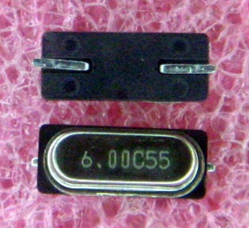 6Mhz 6.00MHz 6.0000MHz SMD Crystal Oscillators HC-49S -10pcs [ HCM496.000MABJ ]
