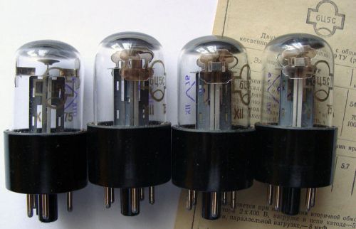 4x Rectifier Soviet 6C5S ( 6Ц5С ) 6X5GT / EZ35 tube ussr tubes 4pcs