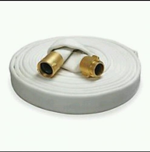 100&#039; fire hose 1 1/2&#034; nst brass coupling single jack rack and reel for sale