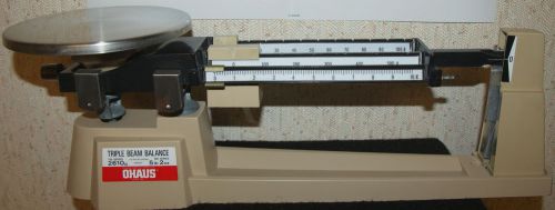 OHAUS Triple Beam Balance Scale 2610g  5 lbs  2 oz  700 series Nice!