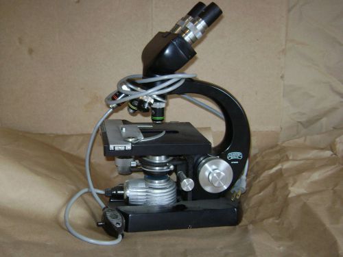 Steindorf Berlin Binocular Microscope 1963 With Original Dust Jacket and Manual.