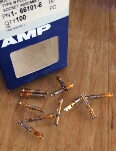 (10) Amp-1-66101-8-Contact, Socket, 18-16Awg, Crimp 1661018