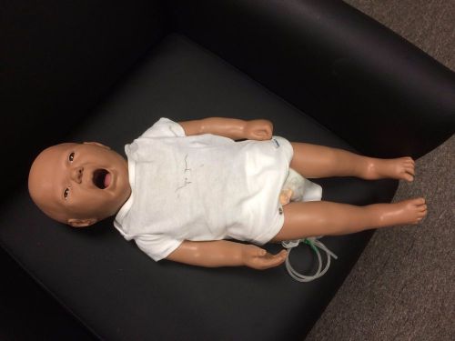 Newborn Infant Pediatric Airway Trainer CPR ALS Infant Intubation S320 Gaumard