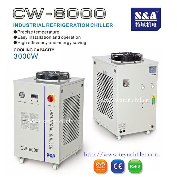 Water-cooled chiller for high power led lights for sale