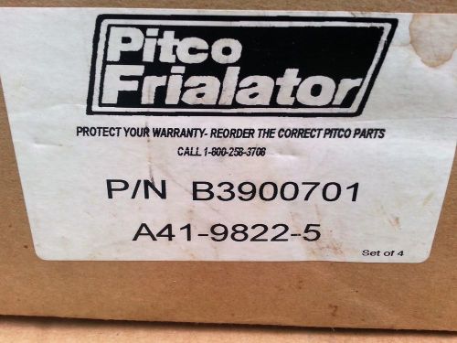 Box of 4 PITCO #B3900701 Stainless Steel Leg Stand Feet Set Frialator Adjustable