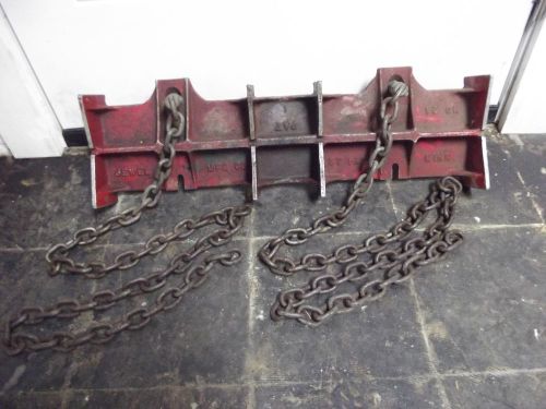 Jewell manufacturing straight pipe welding chain vise clamp no.2 for sale