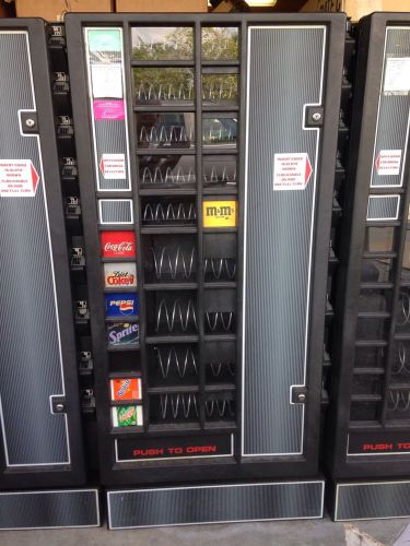 Antares Floor Model Refrigerated Soda/snack Vending Machine W Dollar Changer