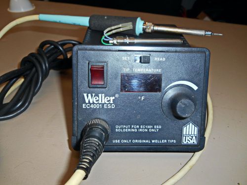 Weller EC 4001ESD / EC 4002 ESD  Soldering Staion       SOLD AS IS