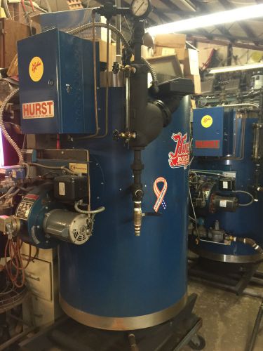 HURST 15 HP 150 PSI STEAM BOILER+++ RECONDITIONED
