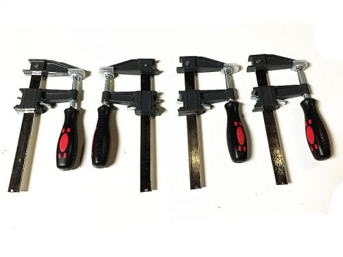 4 pc 6 &#034;  heavy duty quick release f clamp with quick release handle-brand new for sale