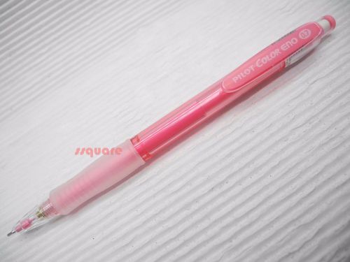 Pilot HCR-12R Color Eno 0.7mm Colored Mechanical Pencil, Pink Lead inside