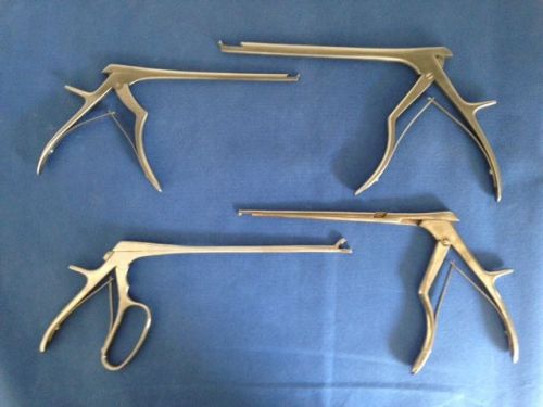 Set of 4 Laminectomy Rongeurs (Various Sizes/Models)