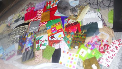 LOT of 47 Shopping Reusable Gift Bags...All Sizes, Occassions
