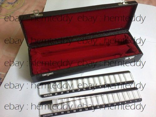 Horizontal &amp; vertical prism bar set - optometry equipment - made in india for sale