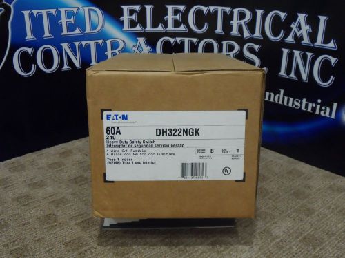 Eaton disconnect Switch DH322NGK 60A HD Fusable