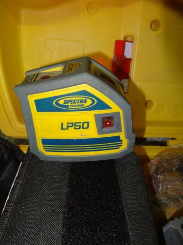Spectra Precision LP50 Interior Laser Level 5 Beam Point Generator Carrying Case