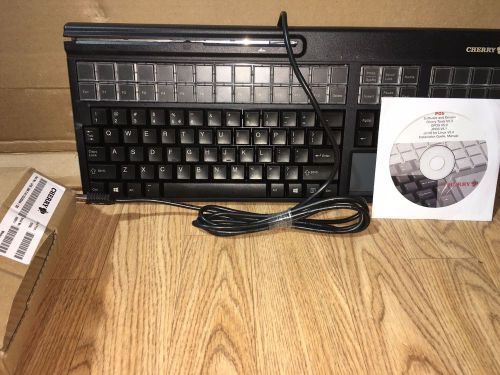 Cherry Electrical LPOS QWERTY Keyboard w/ TouchPad &amp; Reader G86-71411EUADAA NEW