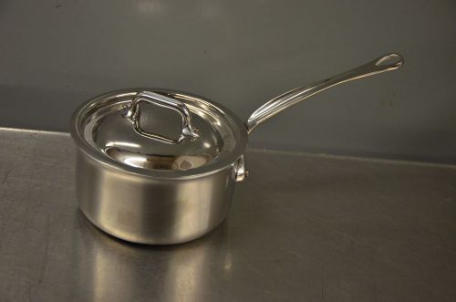 Mauviel S/S 1.2 Qt. Sauce Pan with Lid Stainless William Sonoma