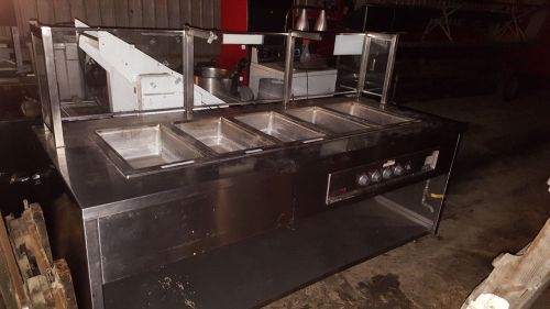 Wells Electric 5 Well Pan Steam Table Hot Food Buffet 208-240 Volt Model 500TDM